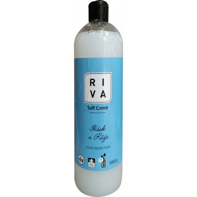 Riva tek. mýdlo 1l Soft Creme | Toaletní mycí prostředky - Tekutá mýdla - Bez dávkovače